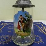 Glass Tankard - metal, glass - 1930 Glass Tankard - metal, glass - 1930