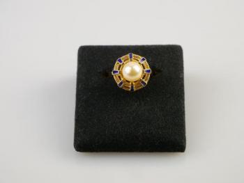 Ring - enamel, gold - 1990 Ring - enamel, gold - 1990