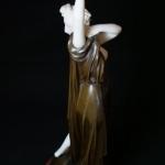 Nude Figure - alabaster, bronze - E. Seger slévárna K. Ksionsek Berlin - 1905 Nude Figure - alabaster, bronze - E. Seger slévárna K. Ksionsek Berlin - 1905
