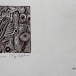 Olga Cechova - PF 1976, Ex libris, Invitation Olga Cechova - PF 1976, Ex libris, Invitation