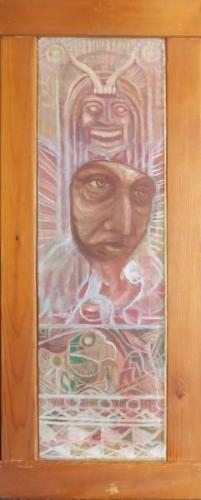 Painting - cardboard - Josef Telec - 1965 Painting - cardboard - Josef Telec - 1965