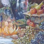 Zdenek Nemastil - Still life with flowers, fruit a Zdenek Nemastil - Still life with flowers, fruit a