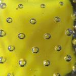 Glass paperweight with air bubbles Glass paperweight with air bubbles