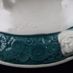 Putti carrying bowl, Michael Powolny style - Golds Putti carrying bowl, Michael Powolny style - Golds