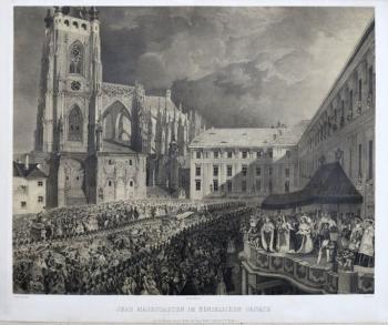 Coronation of Ferdinand the V. - Prague Castle Coronation of Ferdinand the V. - Prague Castle