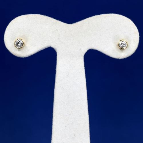 Au 585/1000/1,80 g, brilliant cut diamondsu 2 x 0,20 ct Au 585/1000/1,80 g, brilliant cut diamondsu 2 x 0,20 ct