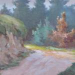 Matej Frantisek Skula - Path by the ravine at the  Matej Frantisek Skula - Path by the ravine at the