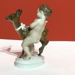 Rosenthal, A child with a deer Rosenthal, A child with a deer