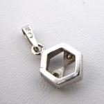 White gold and diamonds pendant White gold and diamonds pendant