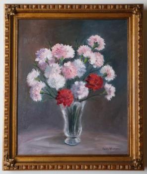 Still Life with Flowers - Paule Bisman - 1960 Still Life with Flowers - Paule Bisman - 1960