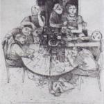 Signature illegible - At the table Signature illegible - At the table