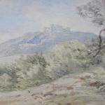 Bedrich Havranek - Landscape with castle in the ba Bedrich Havranek - Landscape with castle in the ba