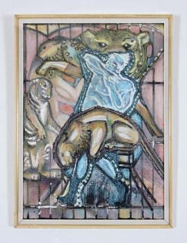 Painting - cardboard - 1970 Painting - cardboard - 1970