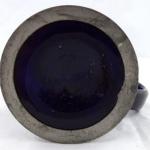 Classical blue tankard with medallion Classical blue tankard with medallion