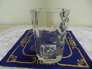 Vase - glass, clear glass - 1975 Vase - glass, clear glass - 1975