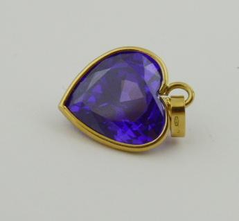 Heart Pendant - gold - 1990 Heart Pendant - gold - 1990