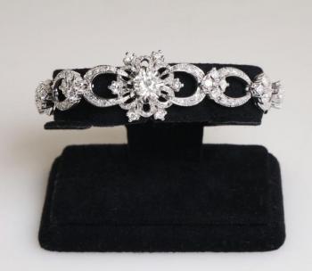 Brilliant Bracelet - platinum, diamond - 1990 Brilliant Bracelet - platinum, diamond - 1990
