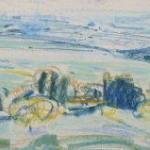 Bohumir Dvorsky - High sky, Landscape view Bohumir Dvorsky - High sky, Landscape view