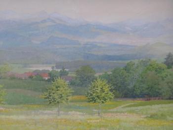 Monogram J. P. W. - View of the open landscape und Monogram J. P. W. - View of the open landscape und