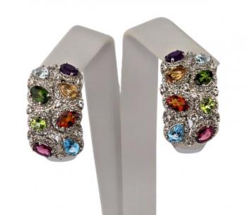 Silver Earrings - silver - 1980 Silver Earrings - silver - 1980