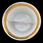 Antique porcelain cup with compartment Antique porcelain cup with compartment