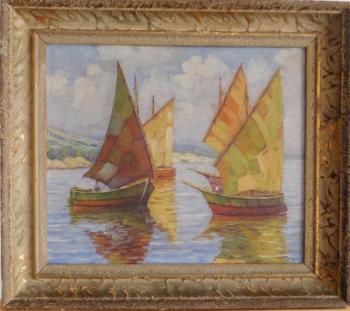 Sailing Ship - Špitník - 1930 Sailing Ship - Špitník - 1930