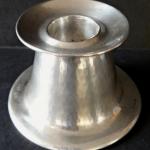 Low silver candleholder - Hermann Bauer Low silver candleholder - Hermann Bauer