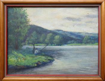 Painting - cardboard - 1950 Painting - cardboard - 1950