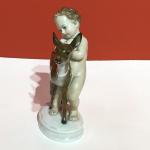 Rosenthal, A child with a deer Rosenthal, A child with a deer