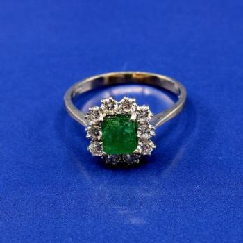 White Gold Ring - white gold, brilliant cut diamond - 1990 White Gold Ring - white gold, brilliant cut diamond - 1990