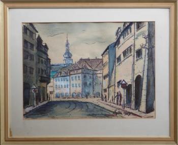 Painting - paper - Milan Žofka - 1967 Painting - paper - Milan Žofka - 1967