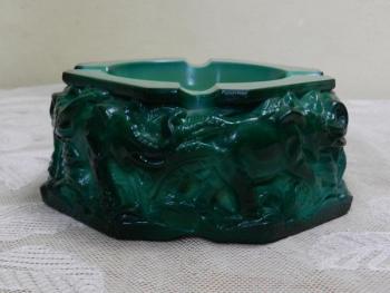 Glass Ashtray - glass, cut glass - 1930 Glass Ashtray - glass, cut glass - 1930