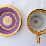 Cup and saucer with miniature of ballerina Fanny C Cup and saucer with miniature of ballerina Fanny C