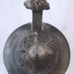 Tankard, cut glass, ruby shields Tankard, cut glass, ruby shields