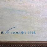 Winter Landscape - wood, canvas - 1965 Winter Landscape - wood, canvas - 1965