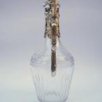 Carafe - cut glass, silver - 1890 Carafe - cut glass, silver - 1890