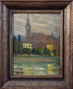 Pal Kerner - Morning on the bank of the Danube Pal Kerner - Morning on the bank of the Danube