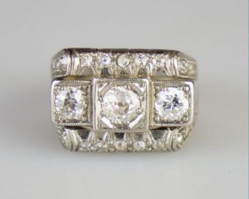 Ring - gold, diamond - 1935 Ring - gold, diamond - 1935