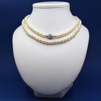 Pearl Necklace - gold, pearl - 1950 Pearl Necklace - gold, pearl - 1950