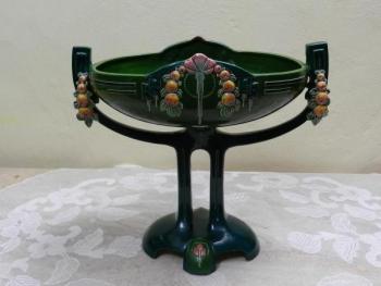 Bowl - ceramics, majolica - 1900 Bowl - ceramics, majolica - 1900