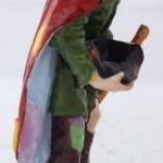 Coloured statuette of a beggar - Schwarza- Saalbah Coloured statuette of a beggar - Schwarza- Saalbah