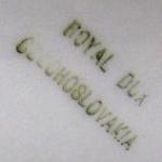 Sitting ballerina with mirror - Royal Dux Sitting ballerina with mirror - Royal Dux