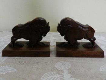 Bookends - wood - 1930 Bookends - wood - 1930