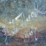 F. J. Dyck - Landscape by the river in a misty haz F. J. Dyck - Landscape by the river in a misty haz