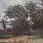 Painting - cardboard - Láďa Ehrlich - 1940 Painting - cardboard - Láďa Ehrlich - 1940