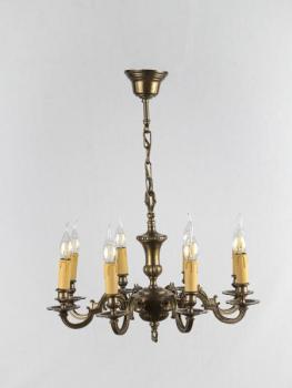 Eight Light Chandelier - 1980 Eight Light Chandelier - 1980