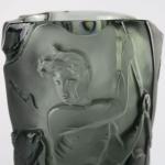 Vase - glass - Rudolf Hlousek, Zelezný Brod, Bohemia - 1925 Vase - glass - Rudolf Hlousek, Zelezný Brod, Bohemia - 1925