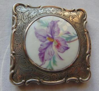 Silver Powder Box - 1920 Silver Powder Box - 1920