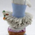 Sitting ballerina with mirror - Royal Dux Sitting ballerina with mirror - Royal Dux