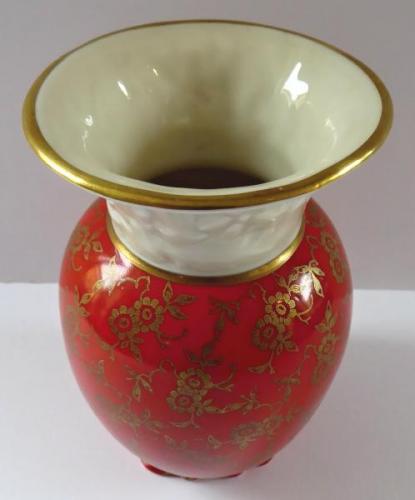 Gilt flower vase - Oskar Schaller & Co. Gilt flower vase - Oskar Schaller & Co.